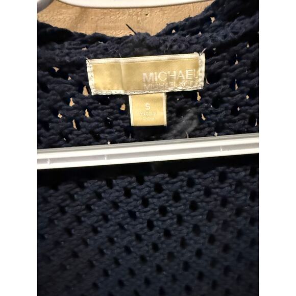 Michael Kors -Navy- Knit Cardigan-Size S Women - Picture 2 of 7